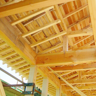 伝統を生かした新しい木造住宅