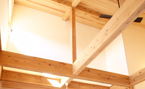 梁や壁のイメージ